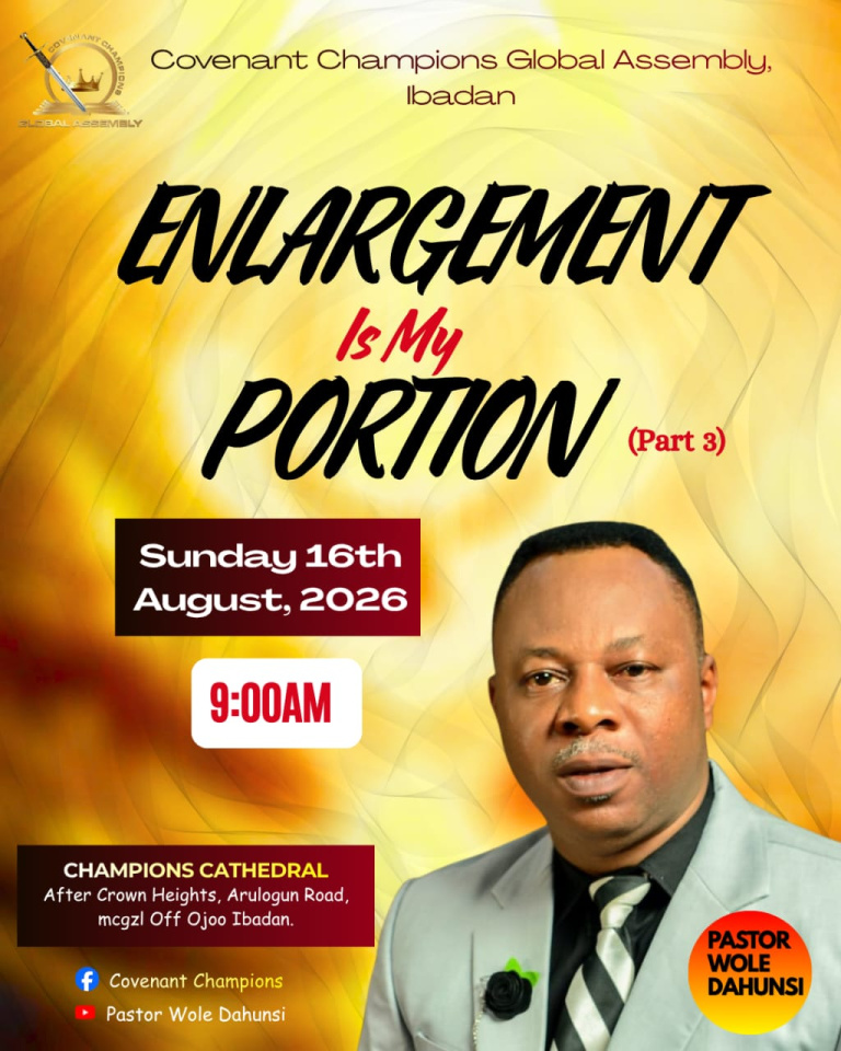 ENLARGEMENT IS MY PORTION (PART 3)
